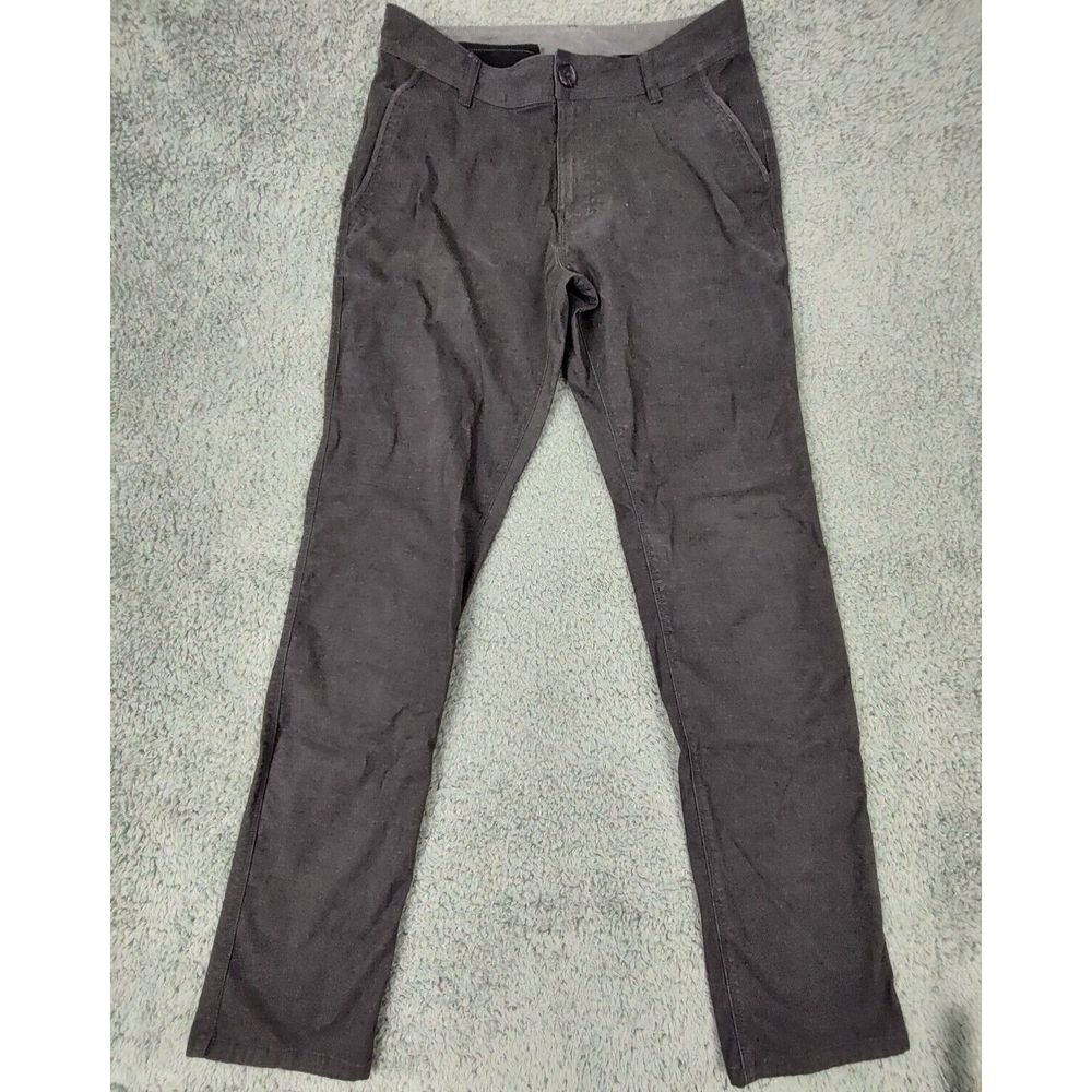 Prana Pants Men's 30x32 Dark Gray Straight Fit Stretch Casual Golf Outdoor‎